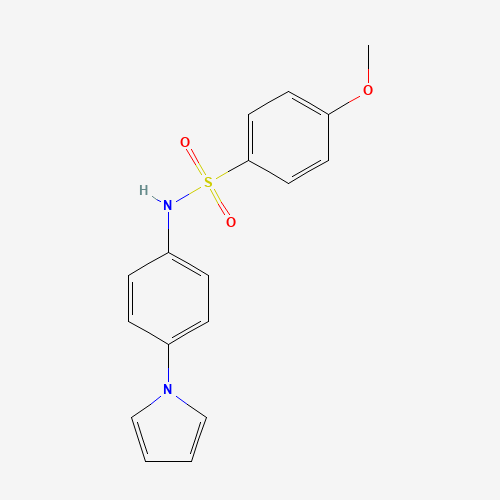 4-Methoxy-N-[4-(1H-pyrrol-1-yl)phenyl]benzene-1-sulfonamide