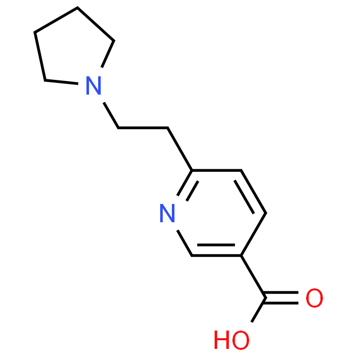 6-(2-(Pyrrolidin-1-yl)ethyl)nicotinic acid