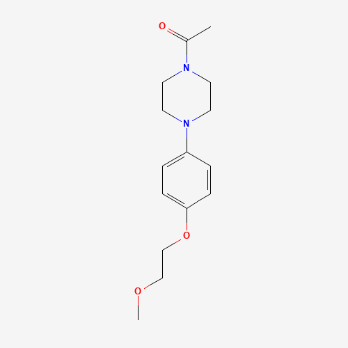 1-(4-(4-(2-Methoxyethoxy)phenyl)piperazin-1-yl)ethanone