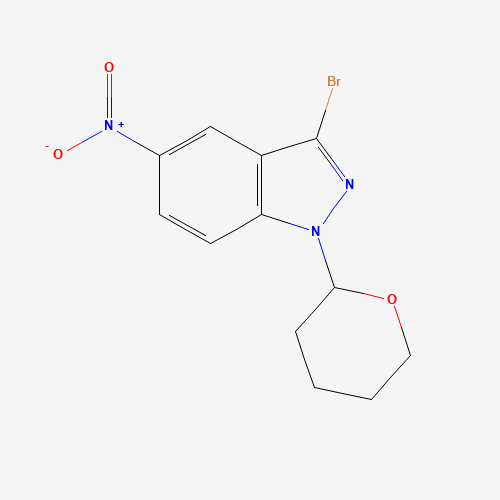 3-Bromo-5-nitro-1-(tetrahydro-2H-pyran-2-yl)-1H-indazole