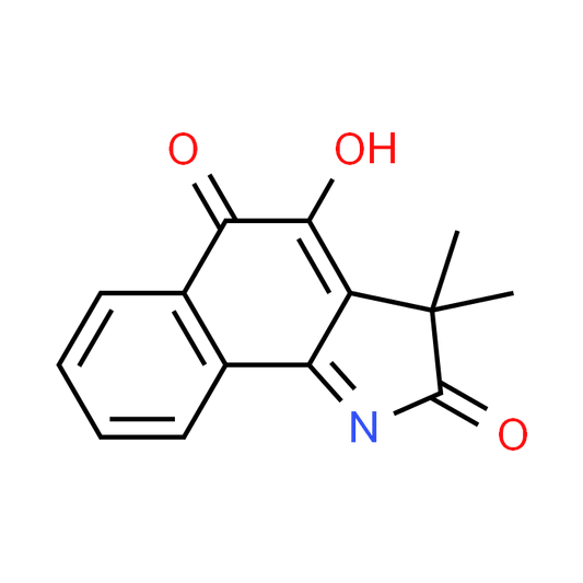 4-Hydroxy-3,3-dimethyl-2H-benzo[g]indole-2,5(3H)-dione
