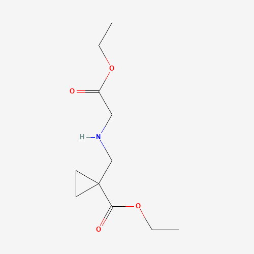 Ethyl 1-((2-ethoxy-2-oxoethylamino)methyl)cyclopropanecarboxylate