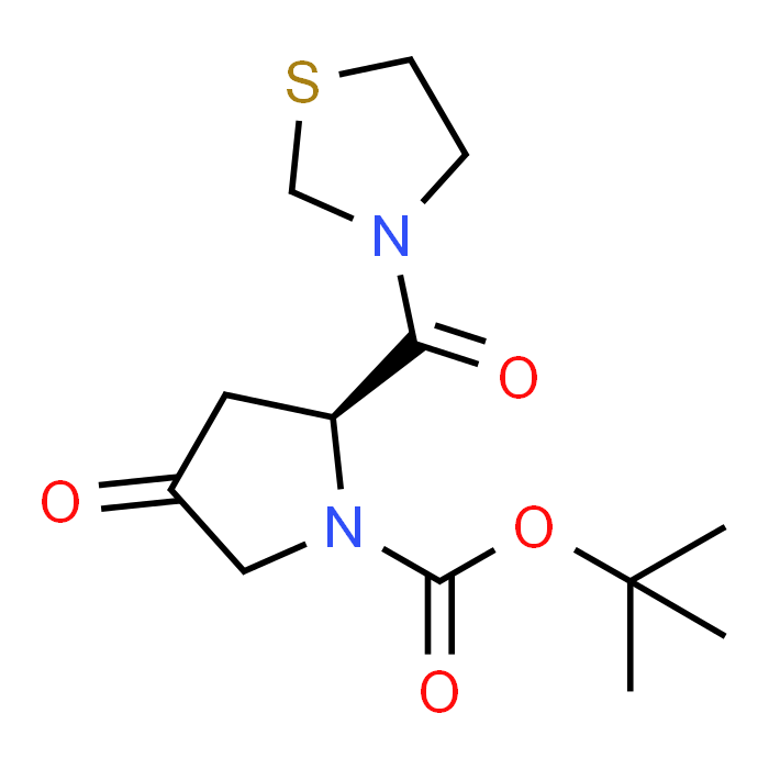 (S)-tert-Butyl 4-oxo-2-(thiazolidine-3-carbonyl)pyrrolidine-1-carboxylate