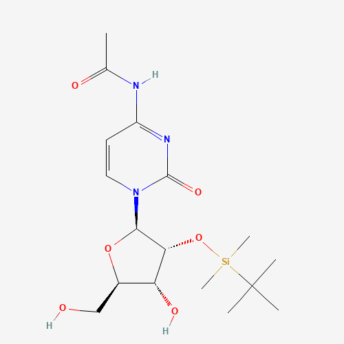 N-(1-((2R,3R,4R,5R)-3-((tert-Butyldimethylsilyl)oxy)-4-hydroxy-5-(hydroxymethyl)tetrahydrofuran-2-yl)-2-oxo-1,2-dihydropyrimidin-4-yl)acetamide