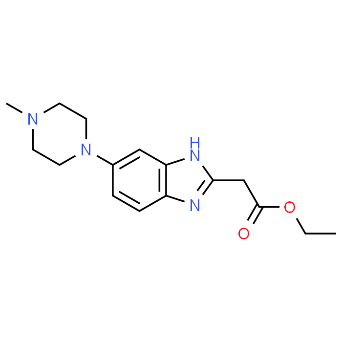 Ethyl 2-(5-(4-methylpiperazin-1-yl)-1H-benzo[d]imidazol-2-yl)acetate