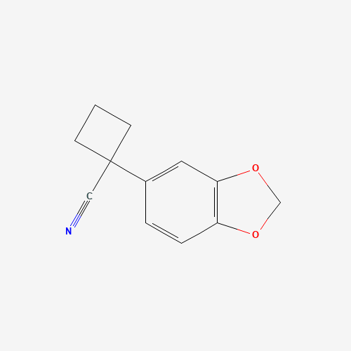 1-(Benzo[d][1,3]dioxol-5-yl)cyclobutane-1-carbonitrile