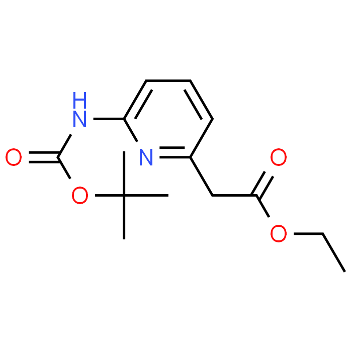 Ethyl 2-(6-((tert-butoxycarbonyl)amino)pyridin-2-yl)acetate