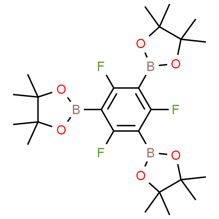 2,2',2''-(2,4,6-Trifluorobenzene-1,3,5-triyl)tris(4,4,5,5-tetramethyl-1,3,2-dioxaborolane)