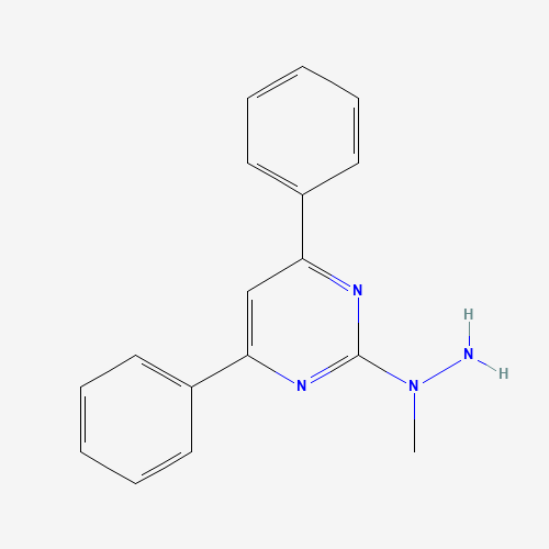 2-(1-Methylhydrazinyl)-4,6-diphenylpyrimidine