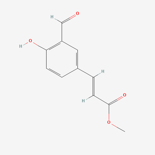 (E)-Methyl 3-(3-formyl-4-hydroxyphenyl)acrylate