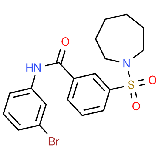 3-(Azepan-1-ylsulfonyl)-N-(3-bromophenyl)benzamide