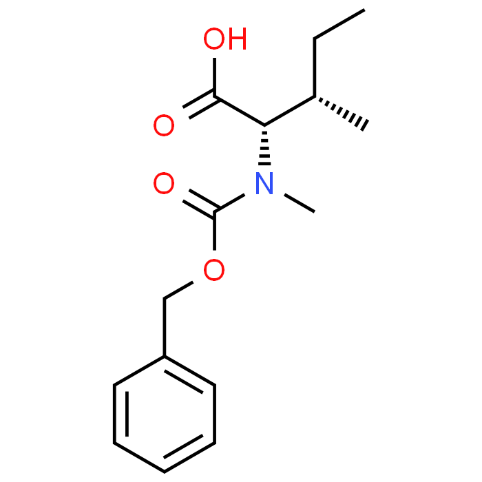 (2S,3S)-2-(((Benzyloxy)carbonyl)(methyl)amino)-3-methylpentanoic acid