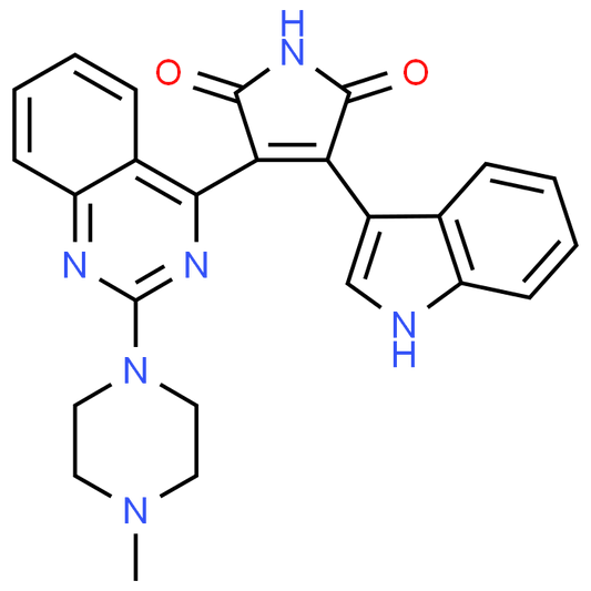 3-(1H-Indol-3-yl)-4-(2-(4-methylpiperazin-1-yl)quinazolin-4-yl)-1H-pyrrole-2,5-dione