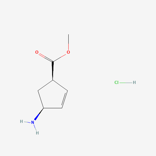 (1R,4S)-Methyl 4-aminocyclopent-2-enecarboxylate hydrochloride