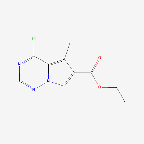 Ethyl 4-chloro-5-methylpyrrolo[2,1-f][1,2,4]triazine-6-carboxylate