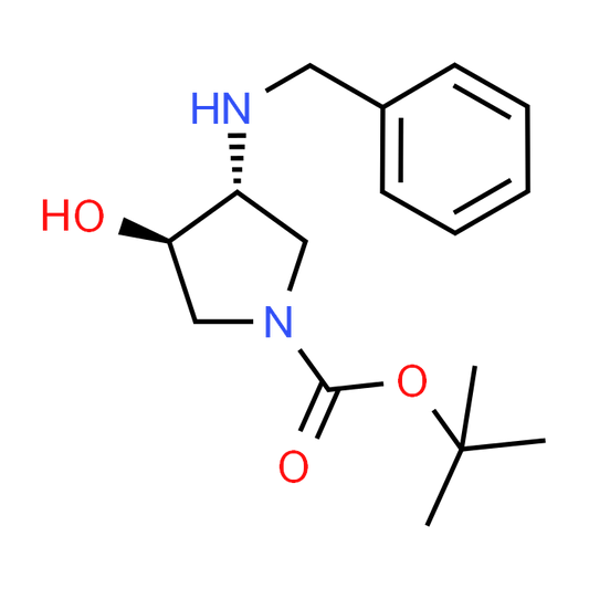 (3R,4R)-tert-Butyl 3-(benzylamino)-4-hydroxypyrrolidine-1-carboxylate