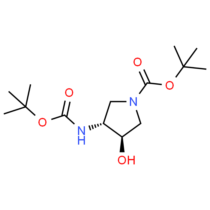 (3R,4R)-tert-Butyl 3-((tert-butoxycarbonyl)amino)-4-hydroxypyrrolidine-1-carboxylate
