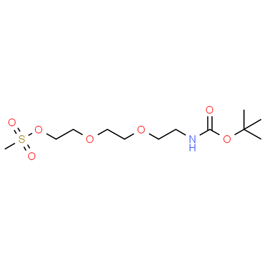 2,2-Dimethyl-4-oxo-3,8,11-trioxa-5-azatridecan-13-yl methanesulfonate