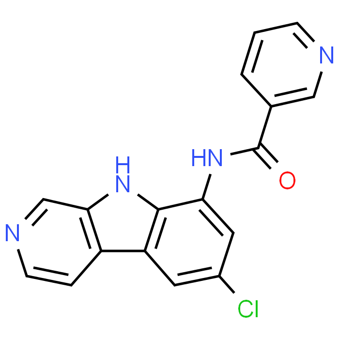 N-(6-Chloro-9H-pyrido[3,4-b]indol-8-yl)nicotinamide