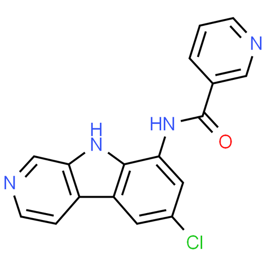 N-(6-Chloro-9H-pyrido[3,4-b]indol-8-yl)nicotinamide