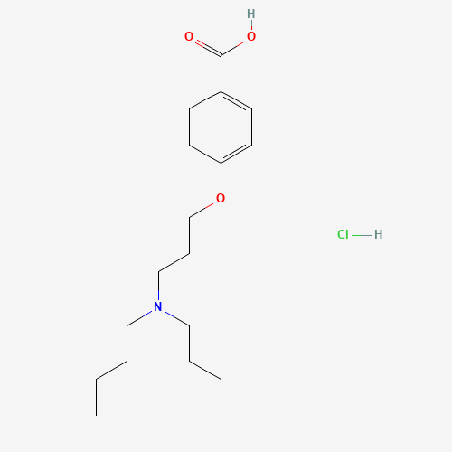 4-(3-(Dibutylamino)propoxy)benzoic acid hydrochloride
