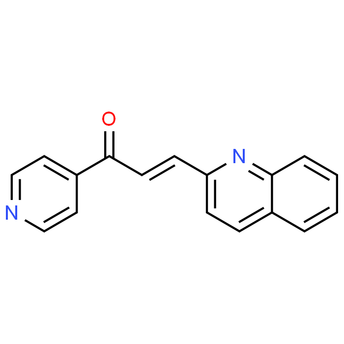 1-(Pyridin-4-yl)-3-(quinolin-2-yl)prop-2-en-1-one