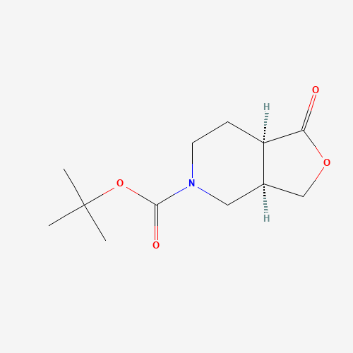 (3aR,7aR)-rel-tert-Butyl 1-oxohexahydrofuro[3,4-c]pyridine-5(3H)-carboxylate