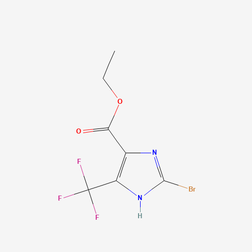 Ethyl 2-bromo-5-(trifluoromethyl)-1H-imidazole-4-carboxylate