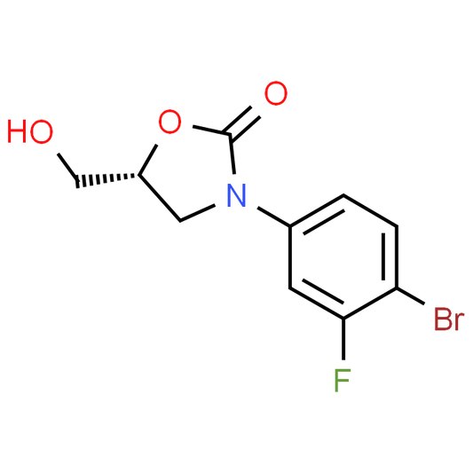 (R)-3-(4-Bromo-3-fluorophenyl)-5-(hydroxymethyl)oxazolidin-2-one