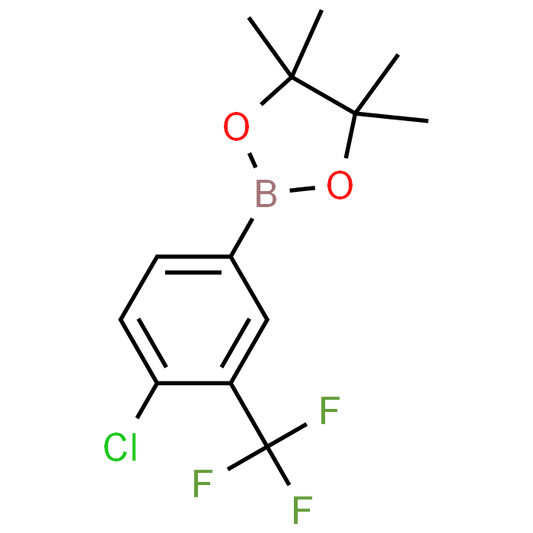 2-(4-Chloro-3-(trifluoromethyl)phenyl)-4,4,5,5-tetramethyl-1,3,2-dioxaborolane