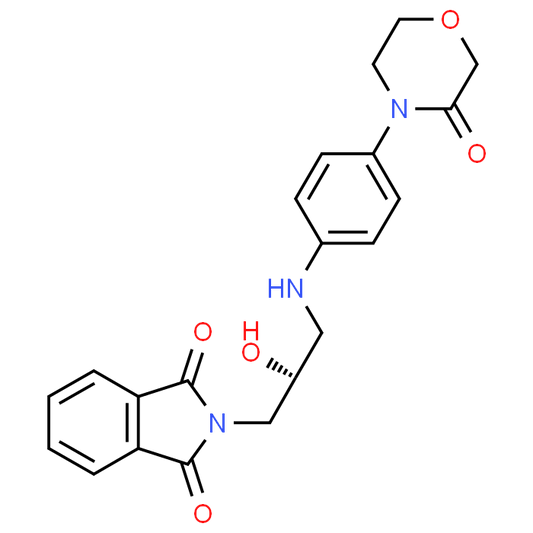 (R)-2-(2-Hydroxy-3-((4-(3-oxomorpholino)phenyl)amino)propyl)isoindoline-1,3-dione