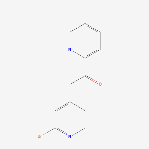 2-(2-Bromopyridin-4-yl)-1-(pyridin-2-yl)ethanone