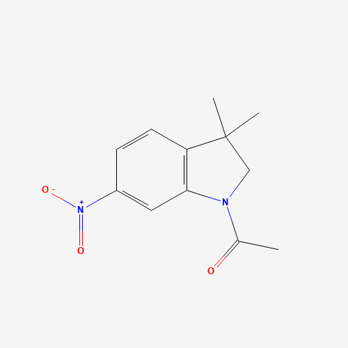 1-(3,3-Dimethyl-6-nitroindolin-1-yl)ethanone