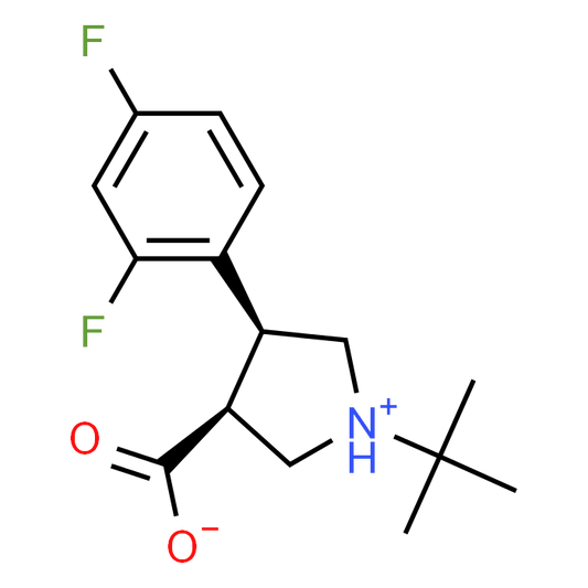 (3S,4R)-1-tert-Butyl-4-(2,4-difluorophenyl)pyrrolidine-3-carboxylic acid