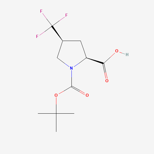 (2S,4S)-1-(tert-Butoxycarbonyl)-4-(trifluoromethyl)pyrrolidine-2-carboxylic acid