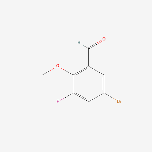 5-Bromo-3-fluoro-2-methoxybenzaldehyde