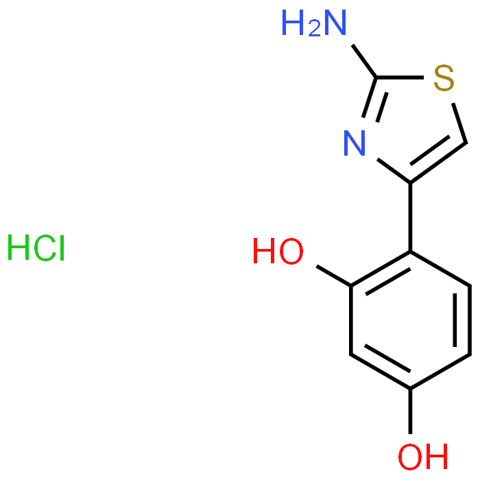 4-(2-Aminothiazol-4-yl)benzene-1,3-diol hydrochloride