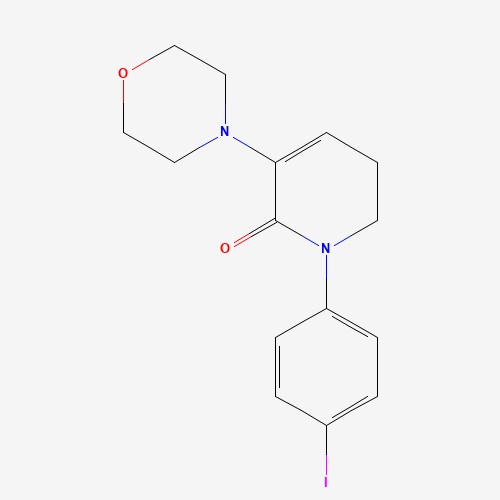 1-(4-Iodophenyl)-3-morpholino-5,6-dihydropyridin-2(1H)-one