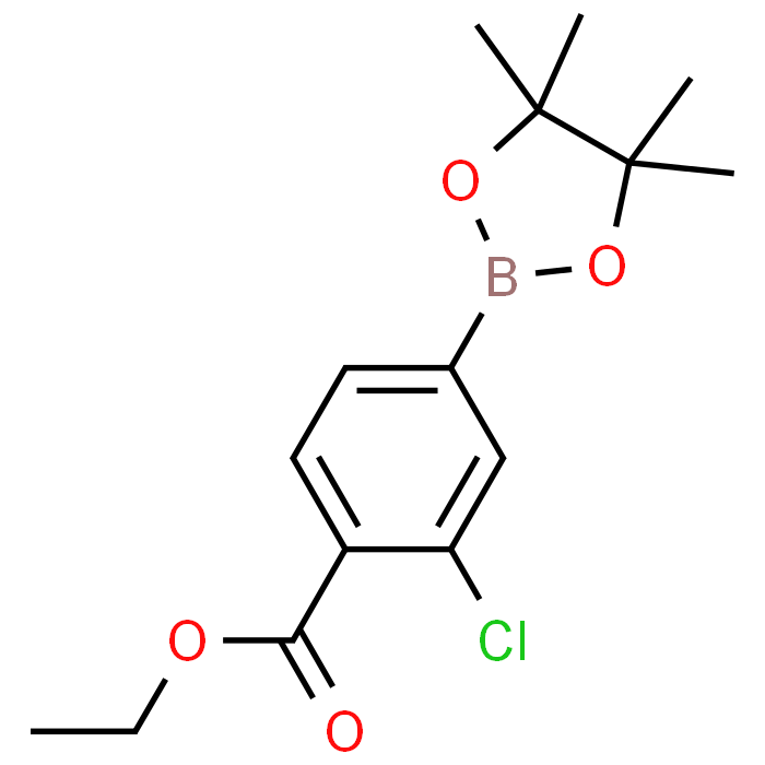 Ethyl 2-chloro-4-(4,4,5,5-tetramethyl-1,3,2-dioxaborolan-2-yl)benzoate