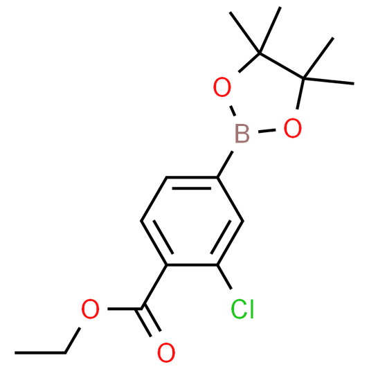 Ethyl 2-chloro-4-(4,4,5,5-tetramethyl-1,3,2-dioxaborolan-2-yl)benzoate