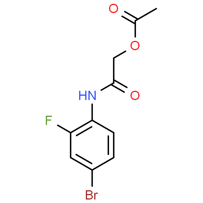 (4-Bromo-2-fluorophenylcarbamoyl)methyl acetate