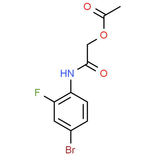 (4-Bromo-2-fluorophenylcarbamoyl)methyl acetate
