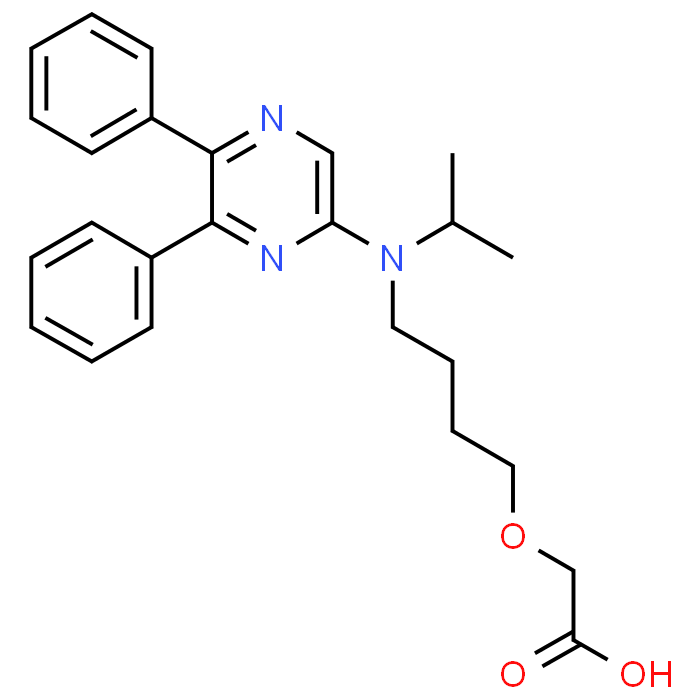 2-(4-((5,6-Diphenylpyrazin-2-yl)(isopropyl)amino)butoxy)acetic acid