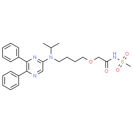 2-(4-((5,6-Diphenylpyrazin-2-yl)(isopropyl)amino)butoxy)-N-(methylsulfonyl)acetamide