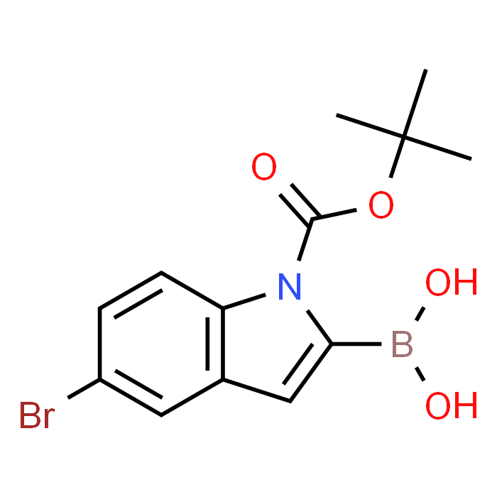 (5-Bromo-1-(tert-butoxycarbonyl)-1H-indol-2-yl)boronic acid