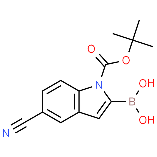 (1-(tert-Butoxycarbonyl)-5-cyano-1H-indol-2-yl)boronic acid