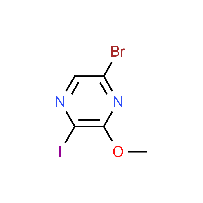5-Bromo-2-iodo-3-methoxypyrazine
