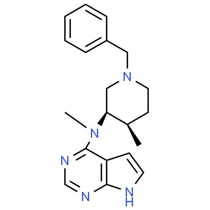 N-((3R,4R)-1-Benzyl-4-methylpiperidin-3-yl)-N-methyl-7H-pyrrolo[2,3-d]pyrimidin-4-amine