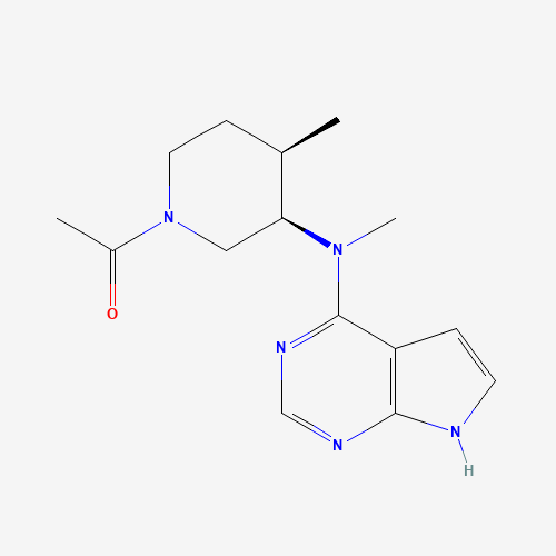 1-((3R,4R)-4-Methyl-3-(methyl(7H-pyrrolo[2,3-d]pyrimidin-4-yl)amino)piperidin-1-yl)ethanone