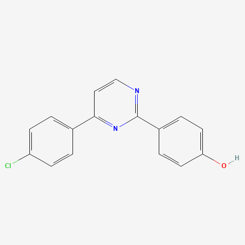 4-[4-(4-Chlorophenyl)pyrimidin-2-yl]phenol